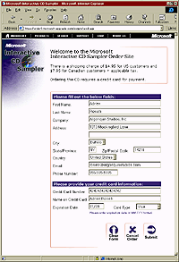 Microsoft Interactive CD Sampler