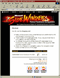 SideWinder Force Feedback Pro SDK